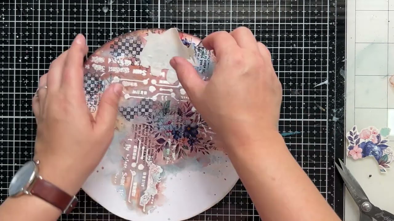 Art Journal Page Tutorial #artjournal #artjournalingforbeginners #craftangles #craftanglesjournal