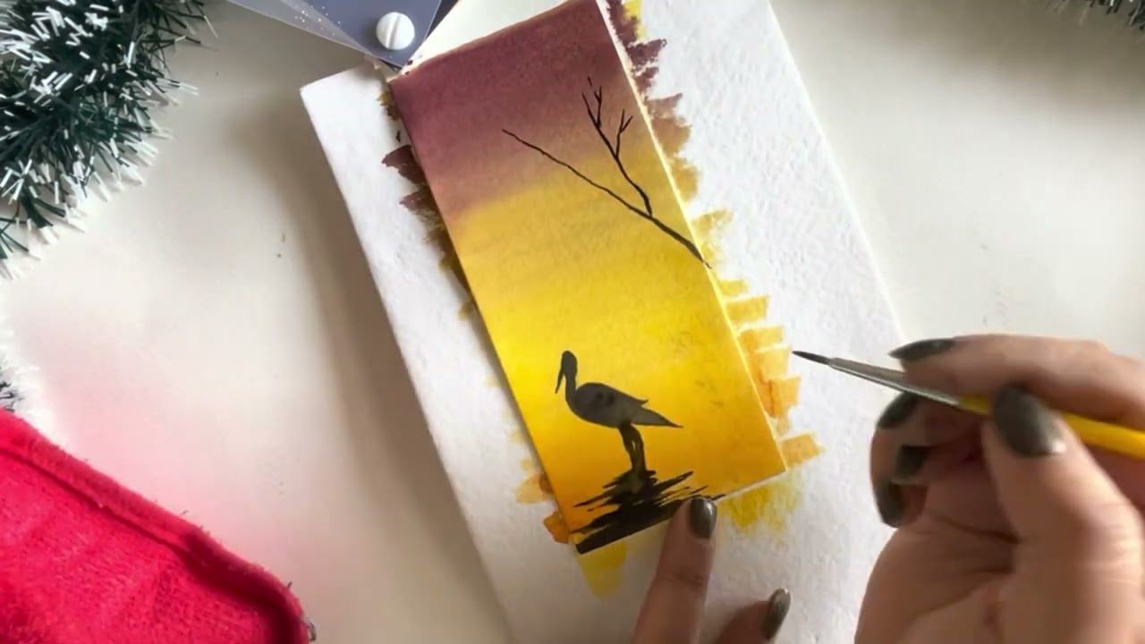 Easy Watercolour painting for beginners