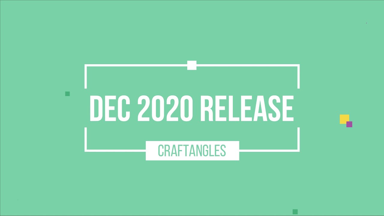 CrafTangles December 2020 Release - Part 1