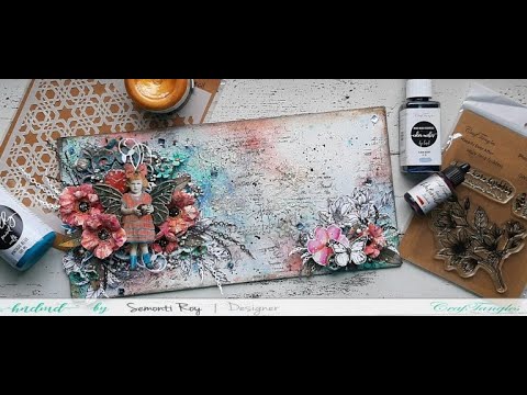 Mixed media Plaque - DIY start to end tutorial