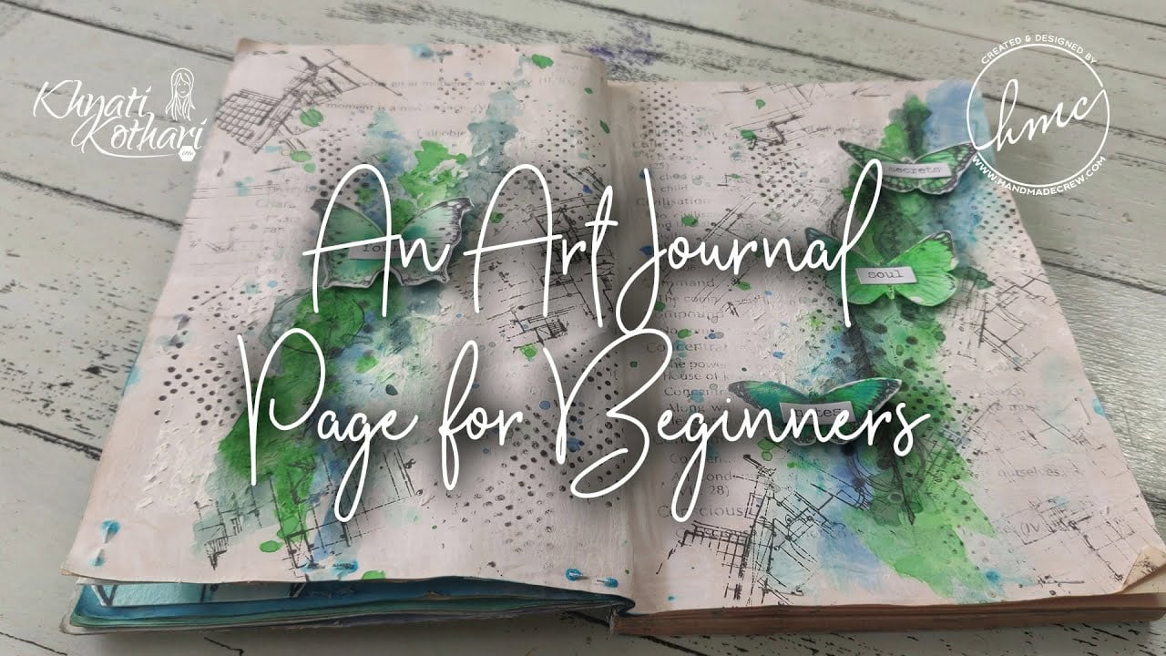 An Art Journal page for Beginners