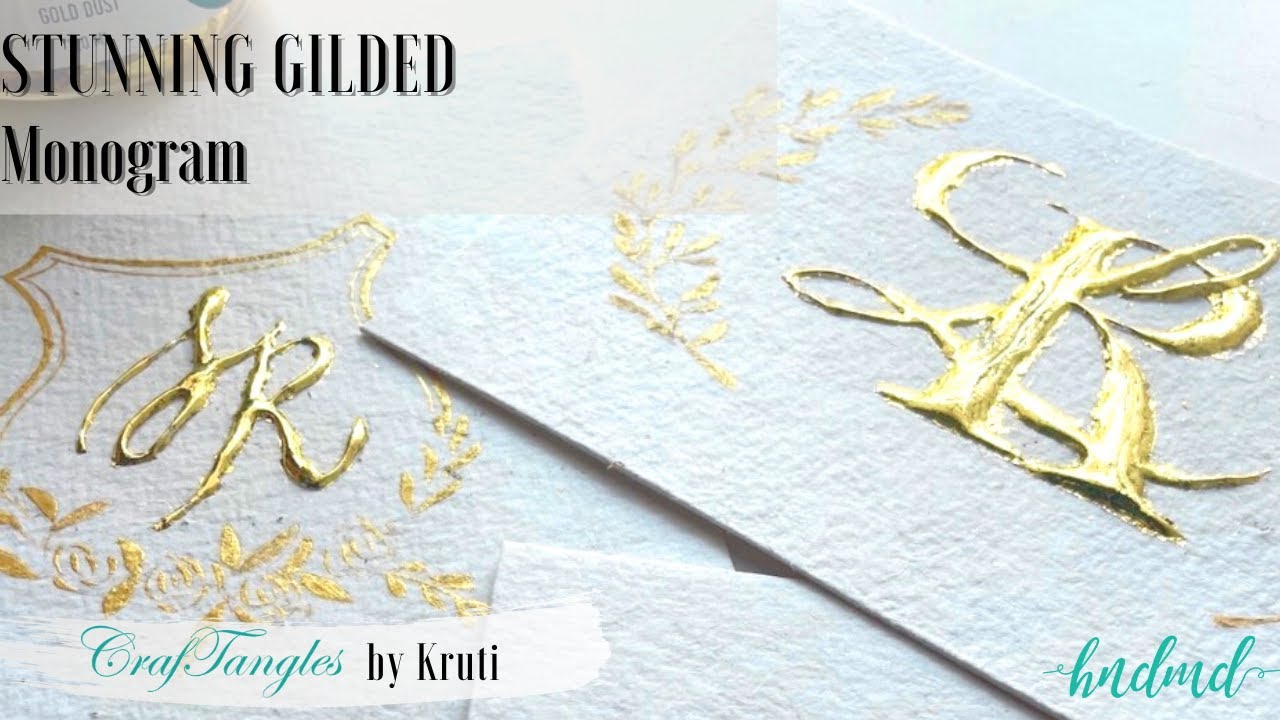 Stunning Gilded MONOGRAM!