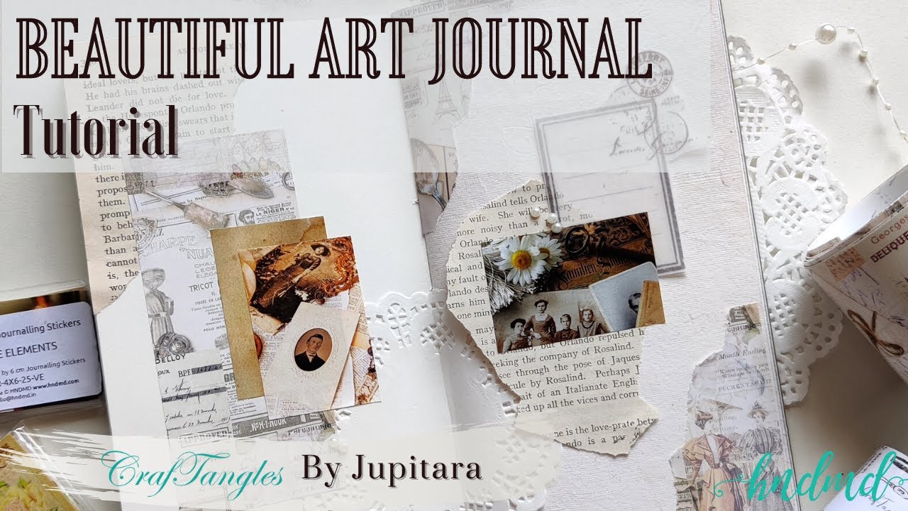 Beautiful Art Journal Page Tutorial