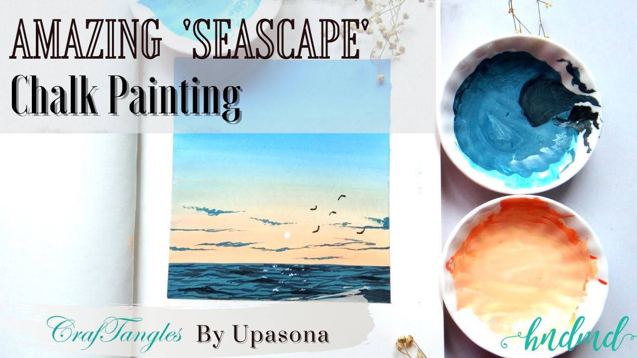 Amazing 'Seascape'Chalk Painting