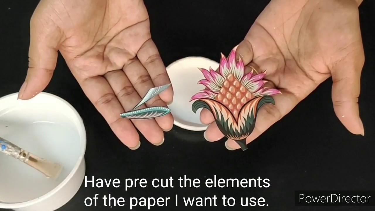 How to Decoupage on Clay Dish