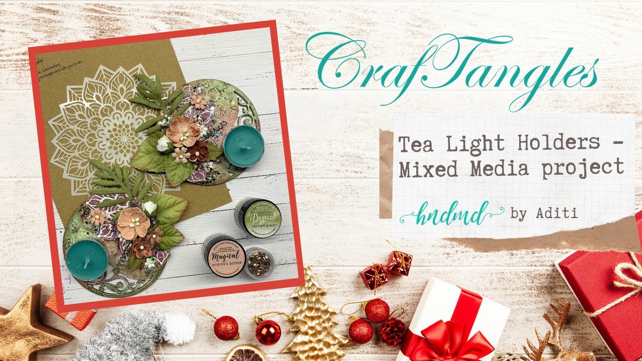 Tea Light Holders - Mixed Media project