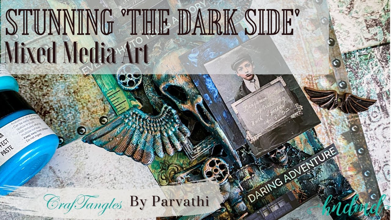 Stunning 'The Dark Side' Mixed Media Art