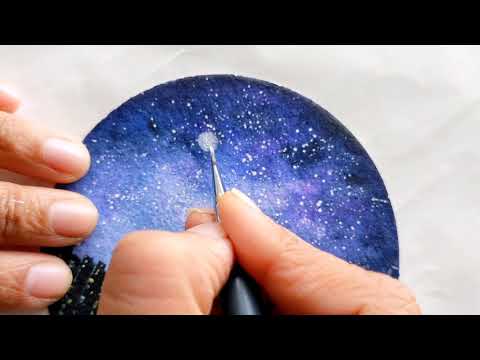 Easy Watercolor Skyline Tutorial