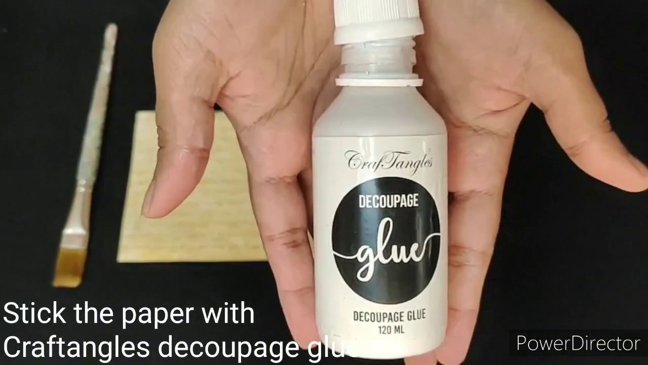 Decoupage on Wall Hooks - Deocupage tutorial for beginners