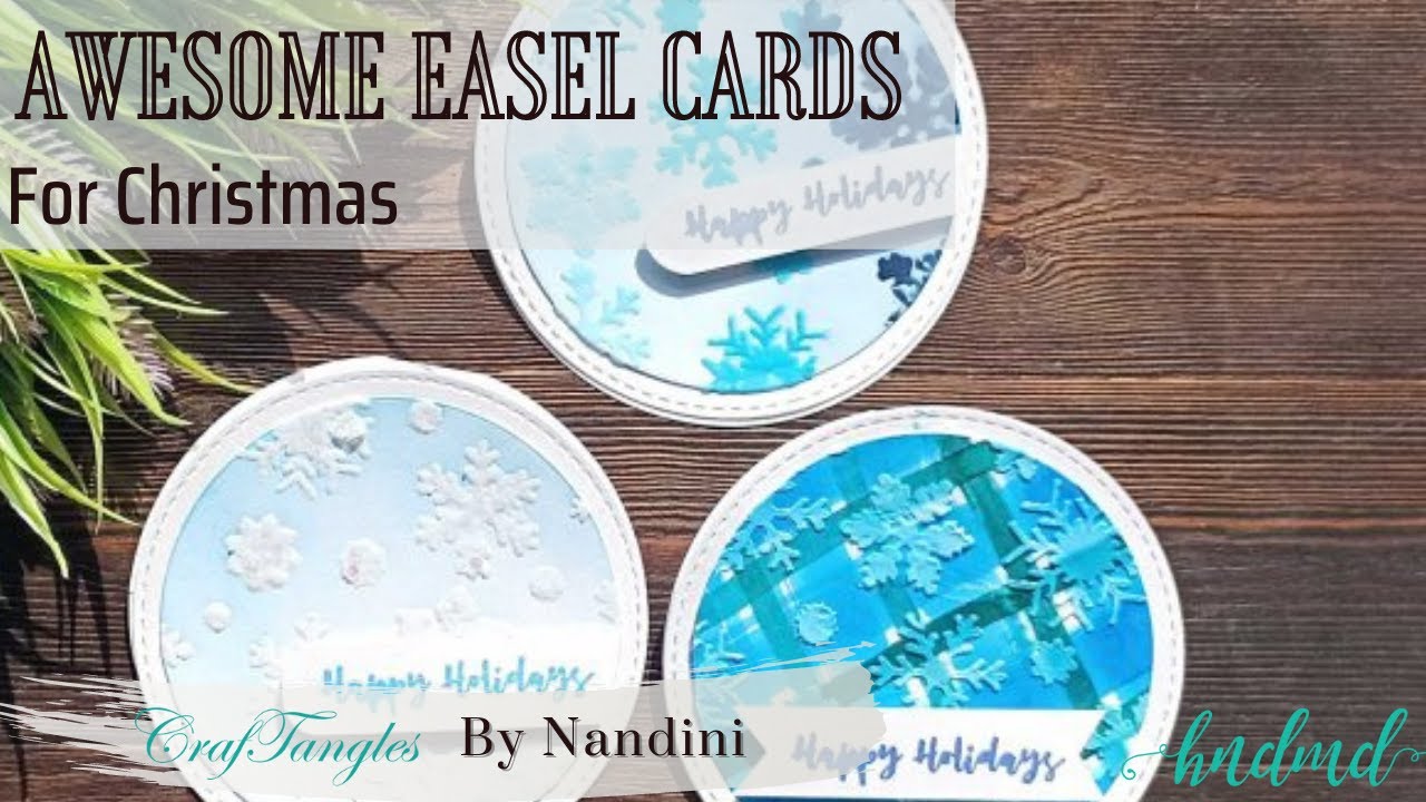 Awesome Easel Cards for Christmas