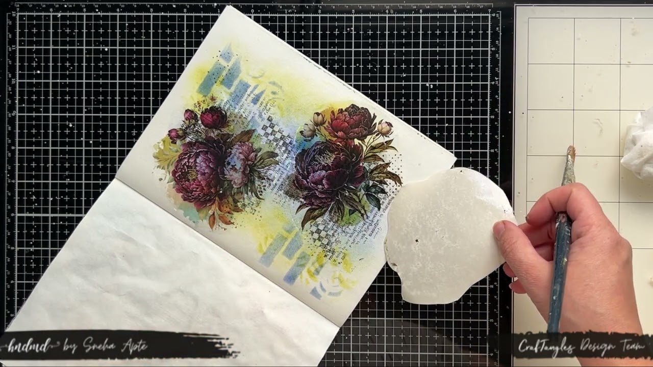Baked with Love Art Journal #mixedmedia #journaling #transfer