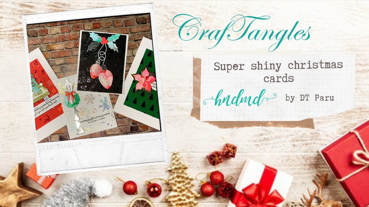 Super shiny Christmas cards