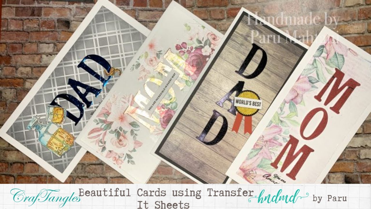 Beautiful Cards using Transfer It Sheets