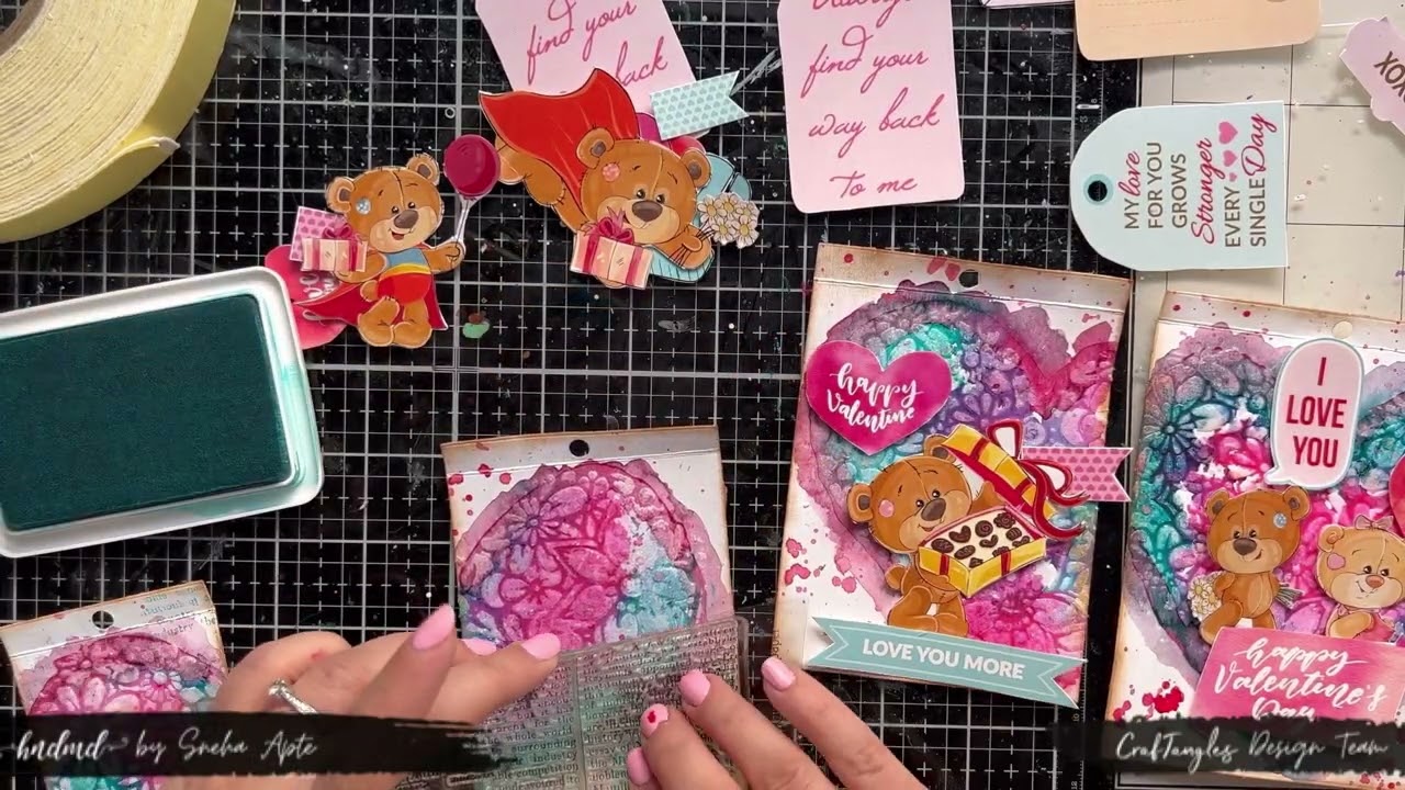 Easy Valentine Mini Album Tutorial #minialbum #tutorial #valentines #valentinesdaygift