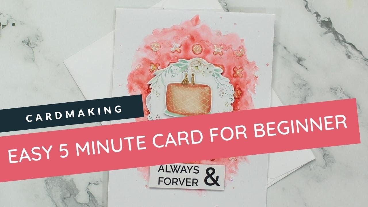 Quick 5 minute Wedding Card