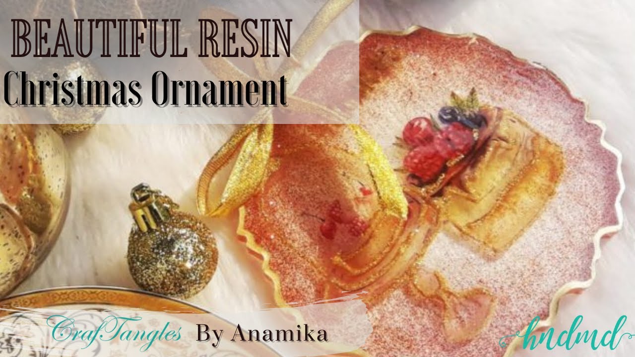 Beautiful Resin Christmas Ornament