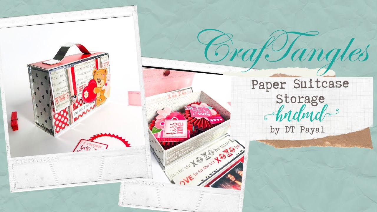 Paper Suitcase Storage - An idea for happy mail