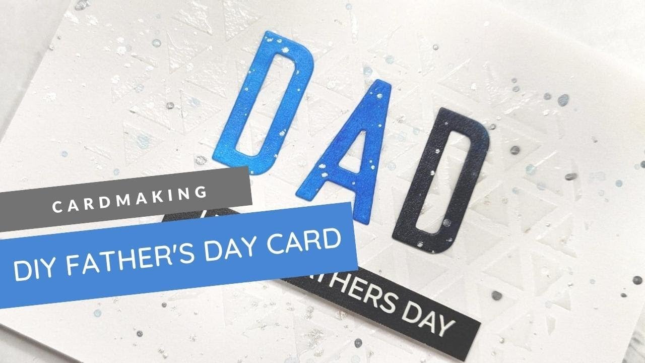 DIY Father's Day Card Tutorial
