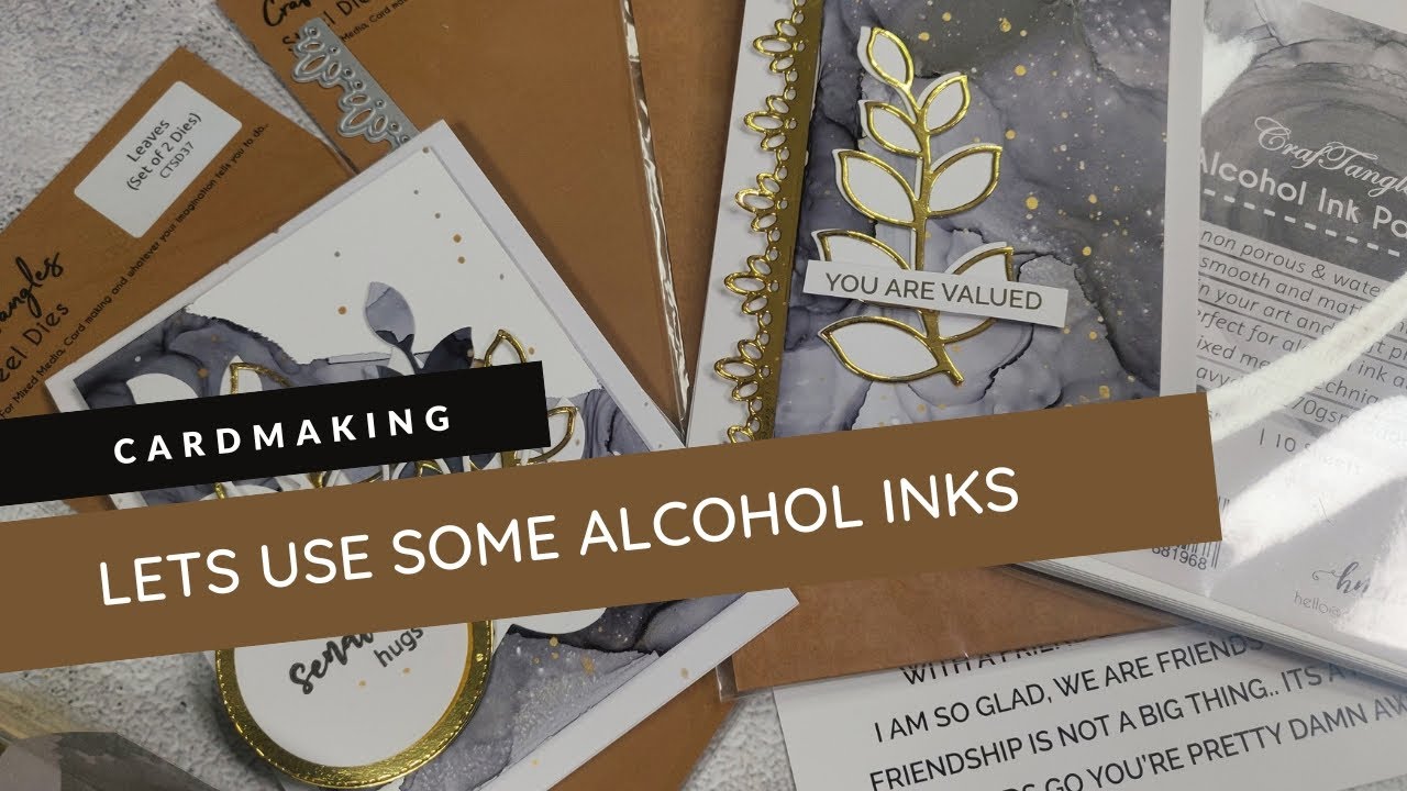 Cards with Alcohol Inks #alcoholink #alcoholinkart #alcoholinkartist