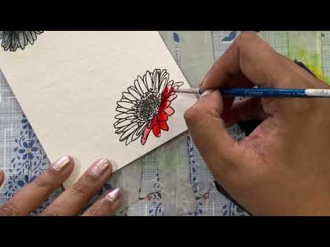 Quick watercolouring cards tutorial [cardmaking ideas]