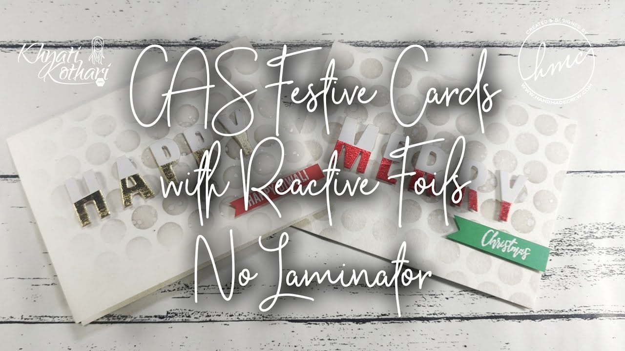 CAS Festive Cards with Foils
