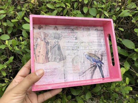 Cutest Admirable Decoupage Tray on its way 1.0
