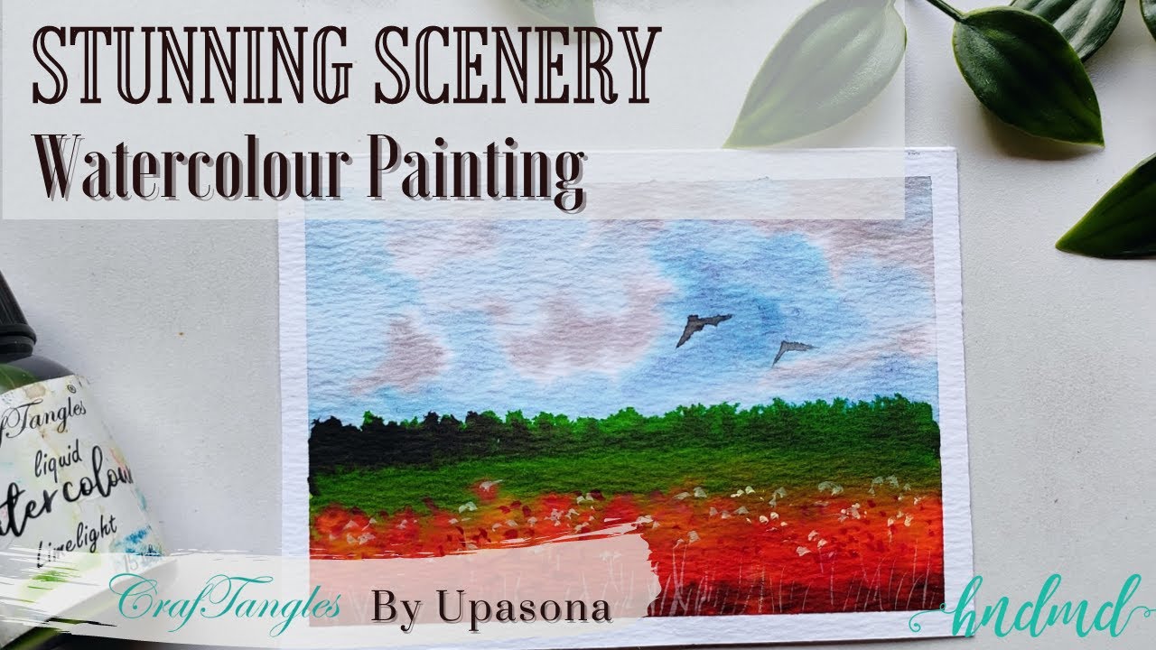 Stunning Scenery Watercolour Painting