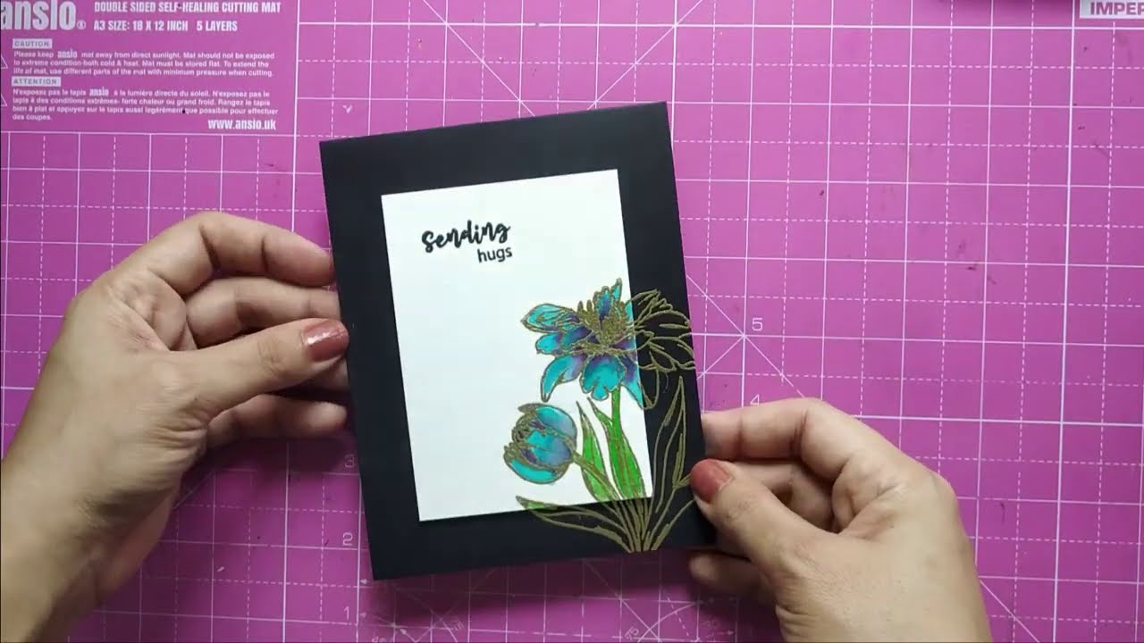 3 Creative ideas for Floral cards using 1 stamp