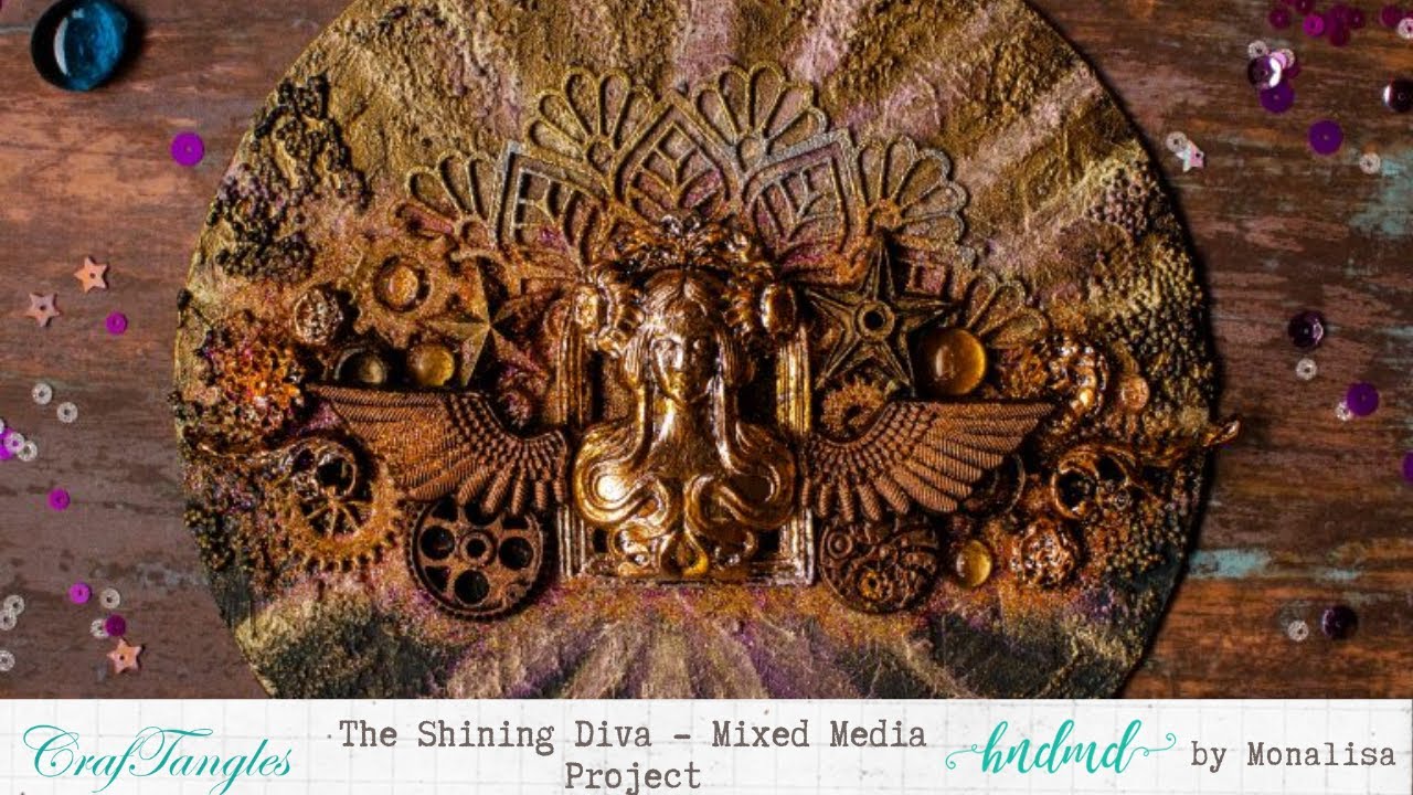 The Shining Diva - Mixed Media Project