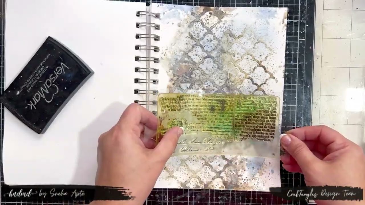 Dreamer Art Journal Page #artjournal #artjournalingforbeginners #craftangles #craftanglesjournal