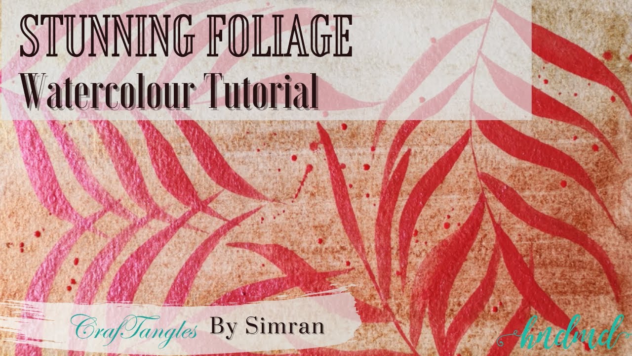 Stunning Foliage Watercolour Painting