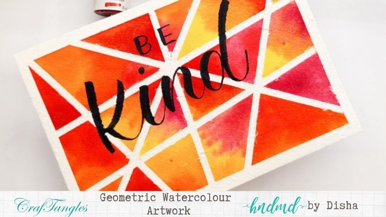 Geometric Watercolour Artwork