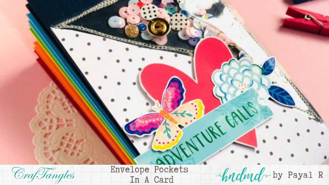 Envelope Pockets In A Card