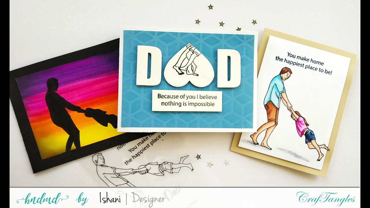 1 Stamp 3 Ways - Fathers Day cards - Cardmaking Ideas