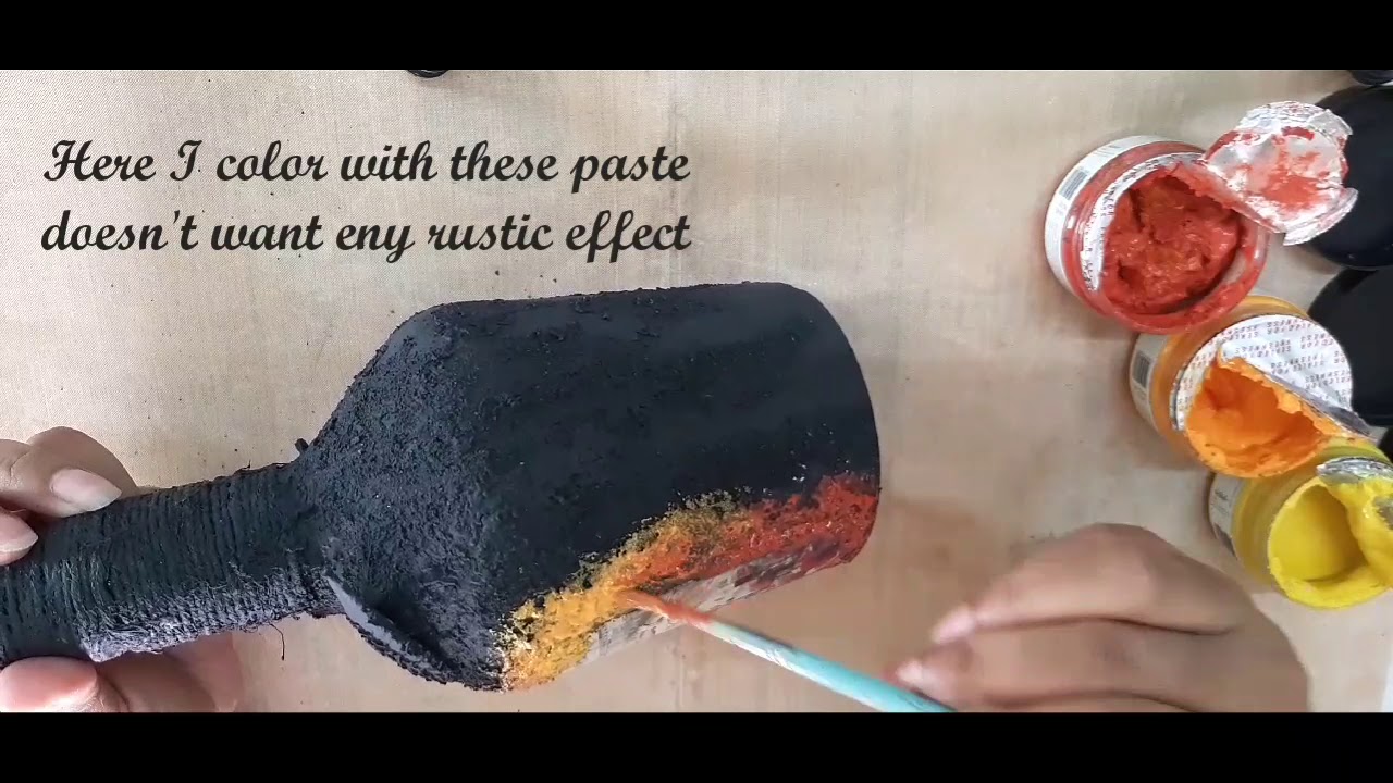 Mixed media Altered bottle DIY Tutorial