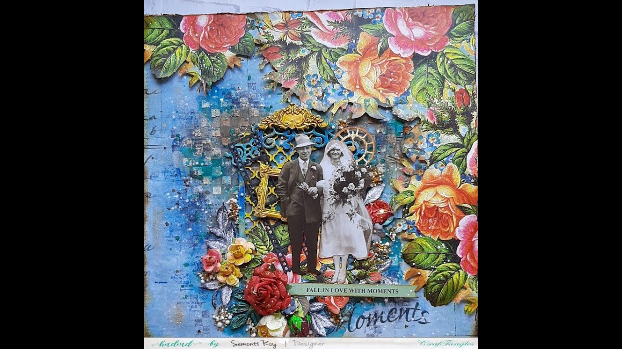 A mixed media layout - Process Video