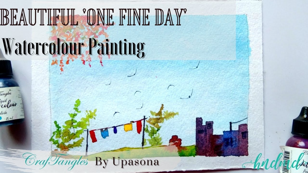Beautiful 'One Fine Day' Watercolour Painting