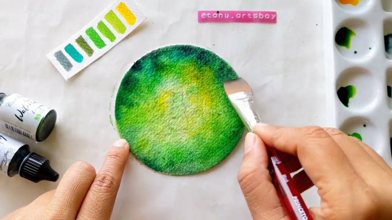 Easy watercolour tutorial for beginner