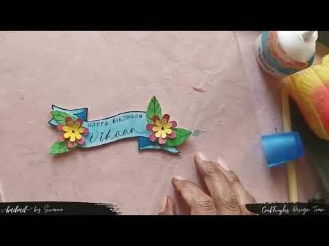 DIY handlettering birthday elements