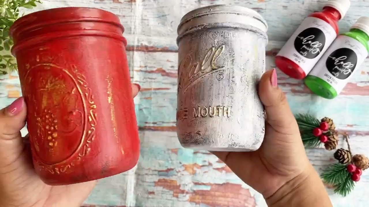 DIY Christmas Mason Jars