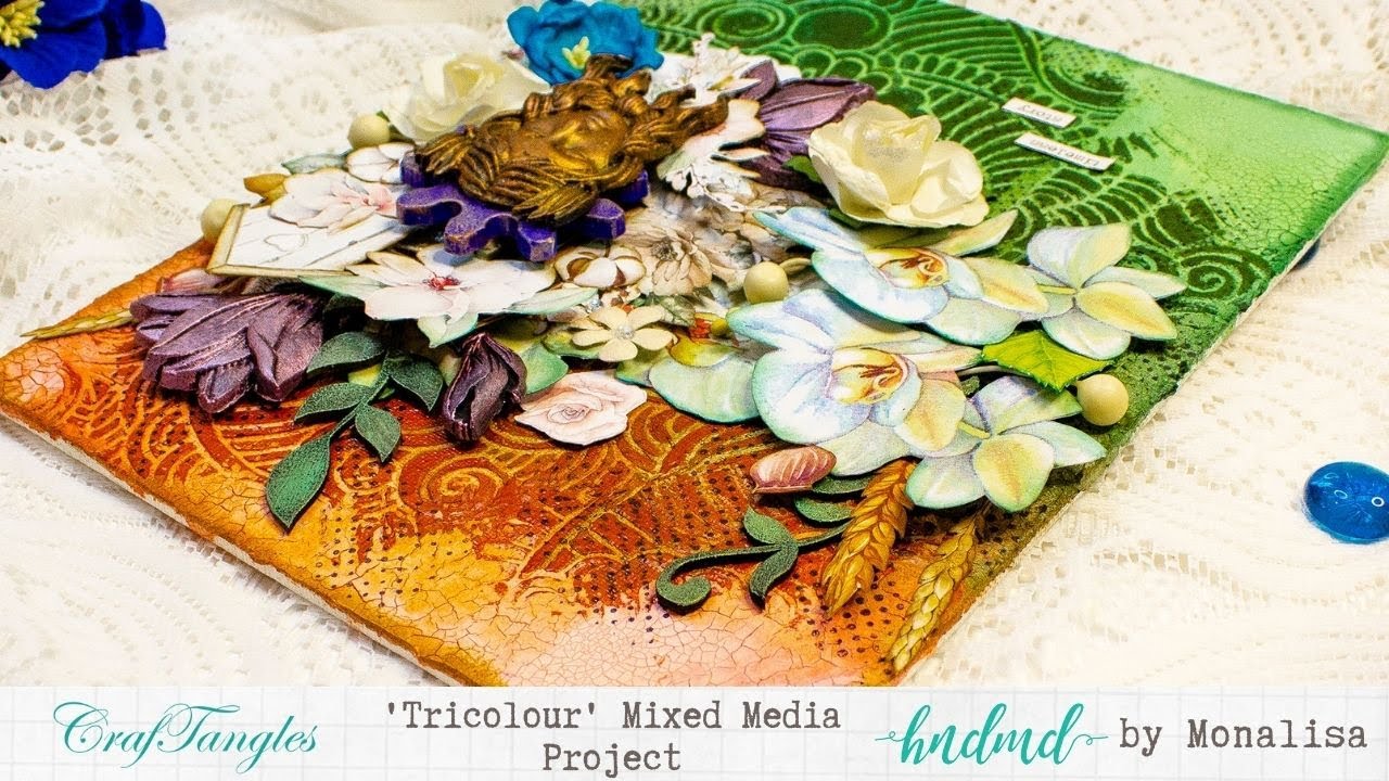 'Tricolour' Mixed Media Project