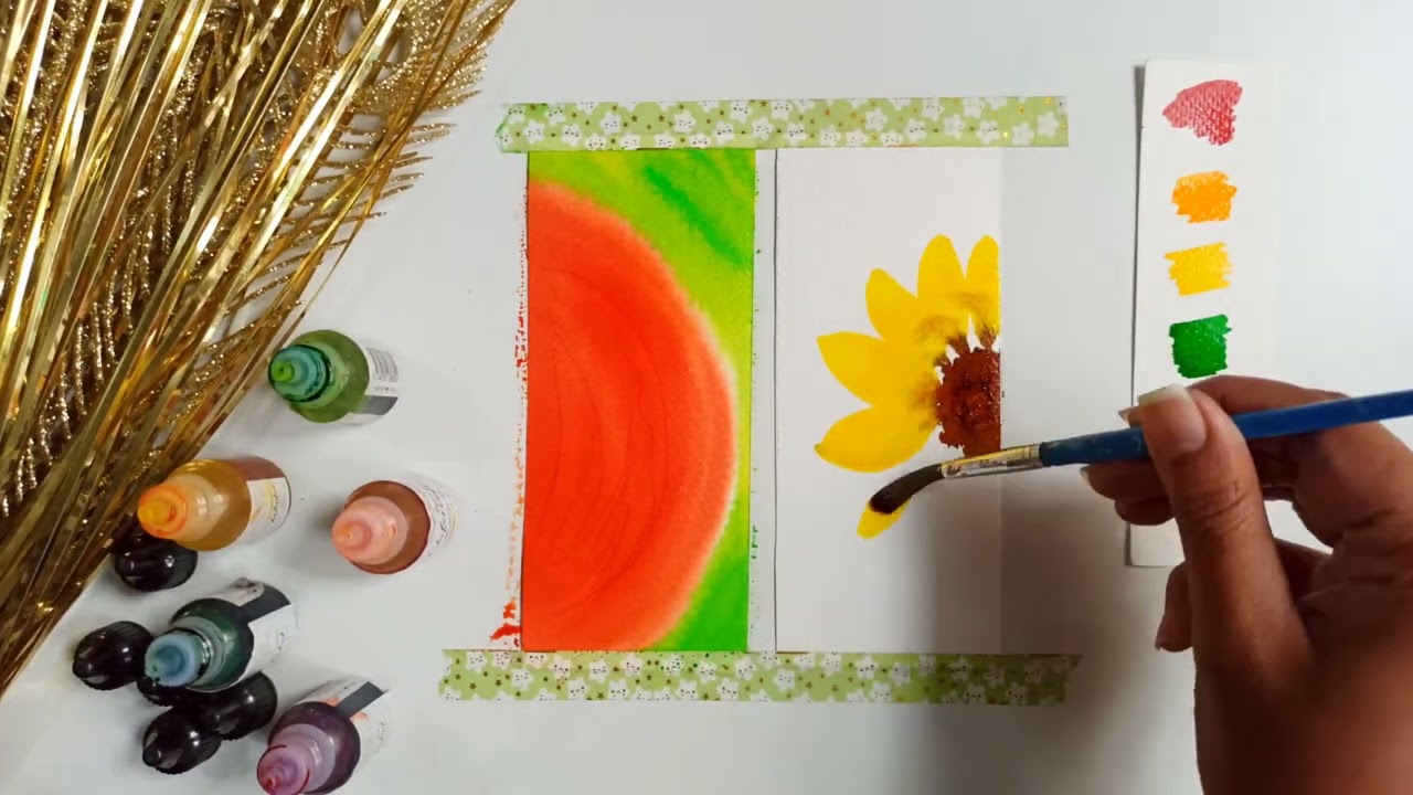 DIY Watercolour Bookmarks