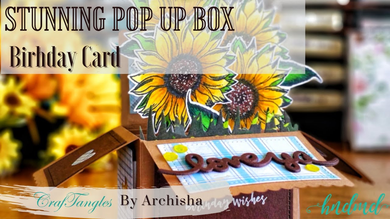 Stunning Pop Up Box Birthday Card