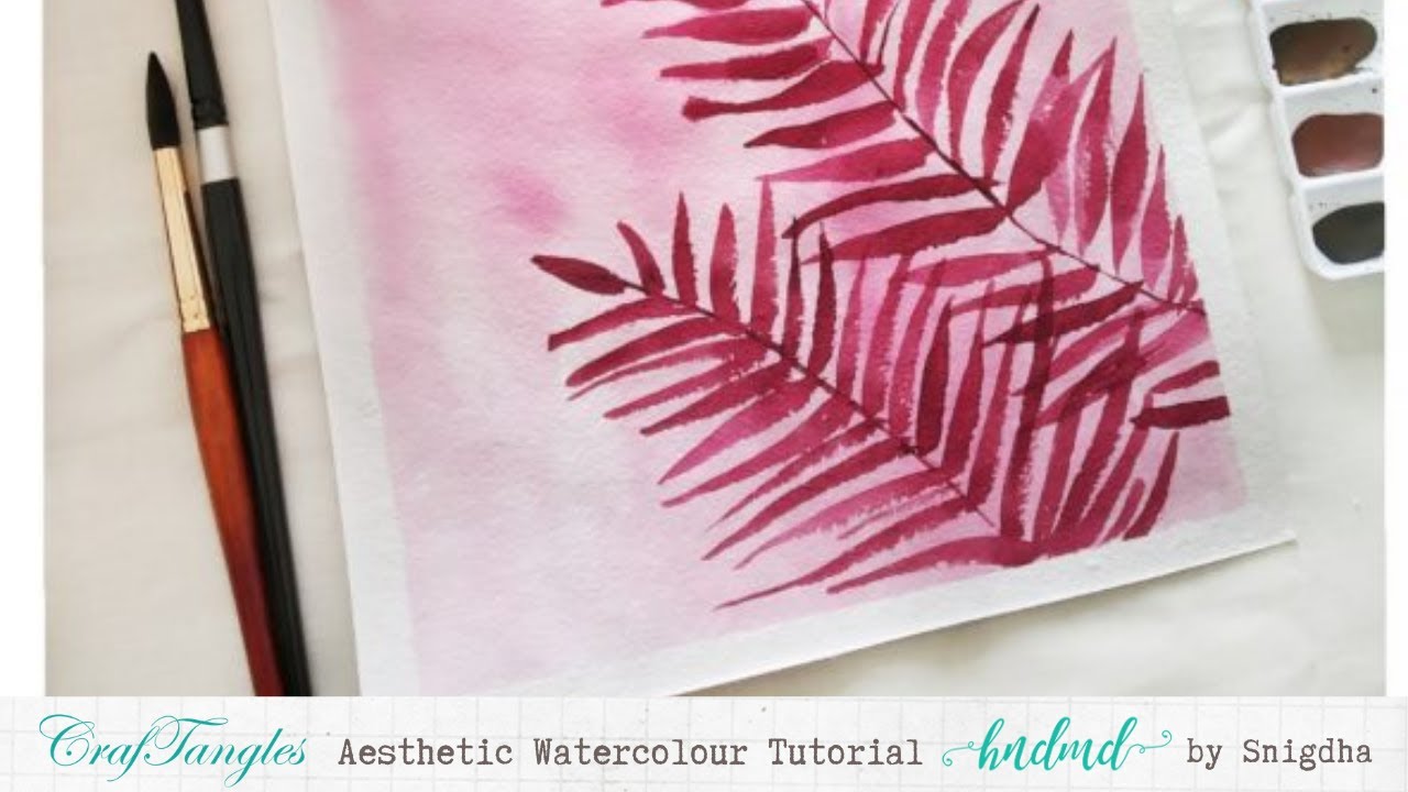 Aesthetic Watercolour Tutorial