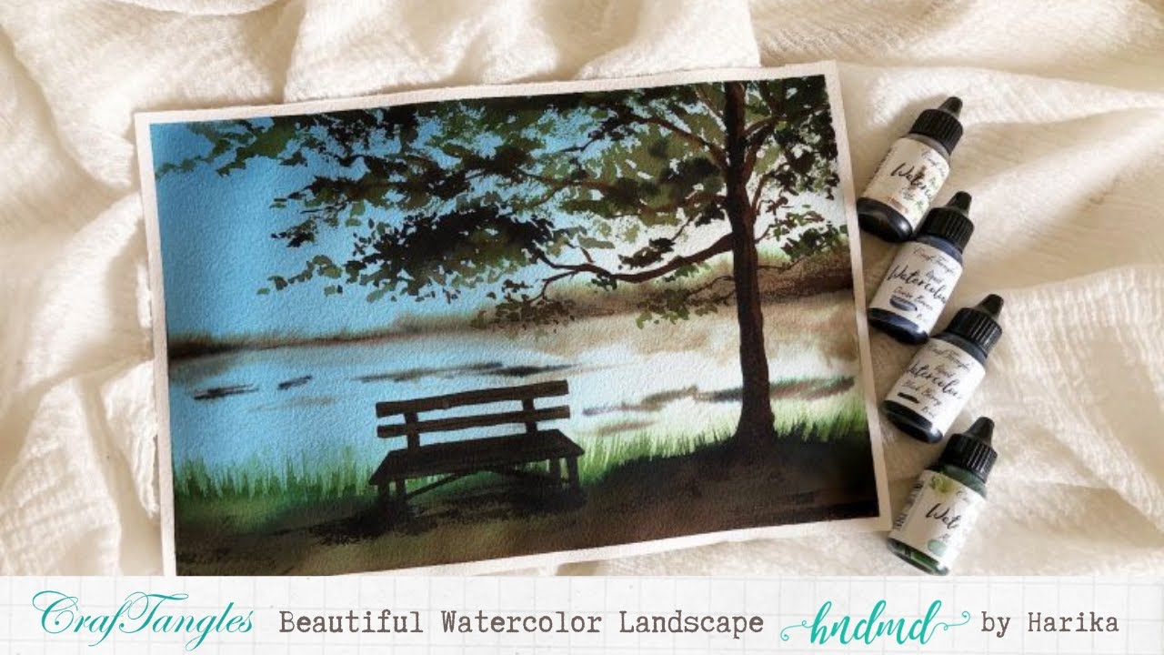 Beautiful Watercolor Landscape