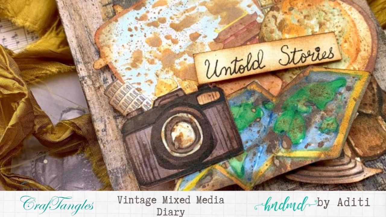 Vintage Mixed Media Diary