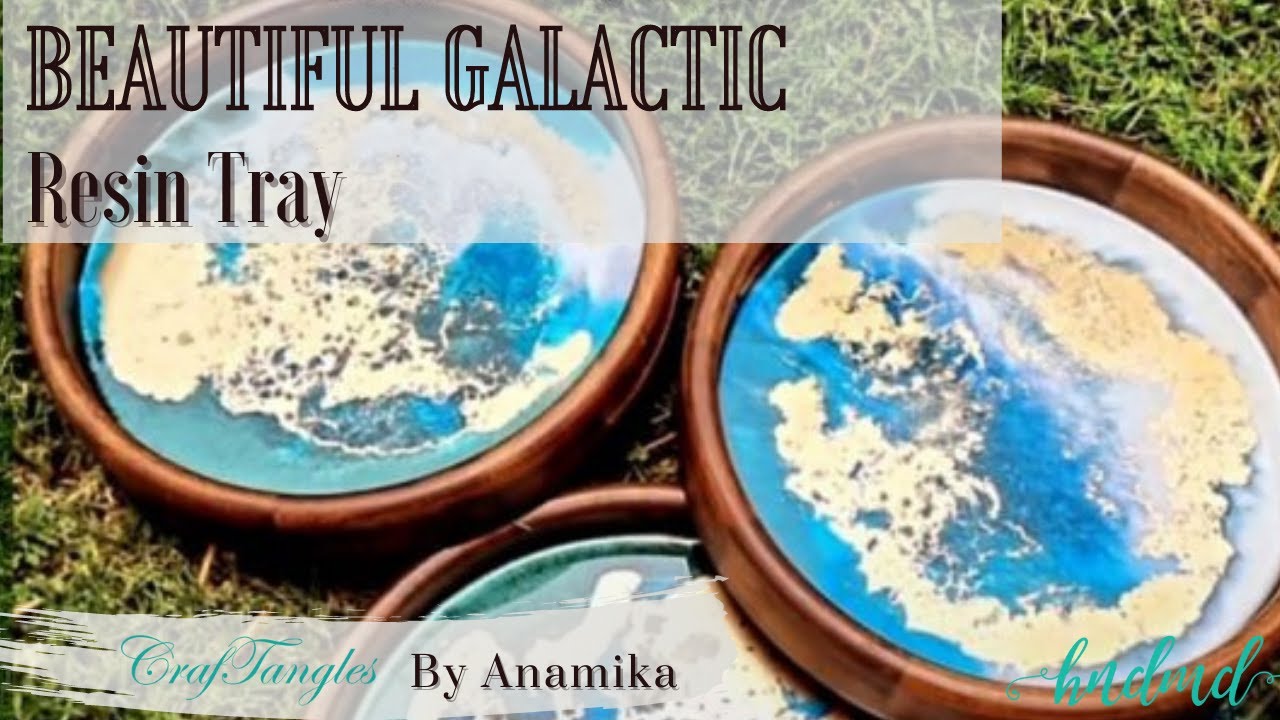 Beautiful Galactic Resin Tray