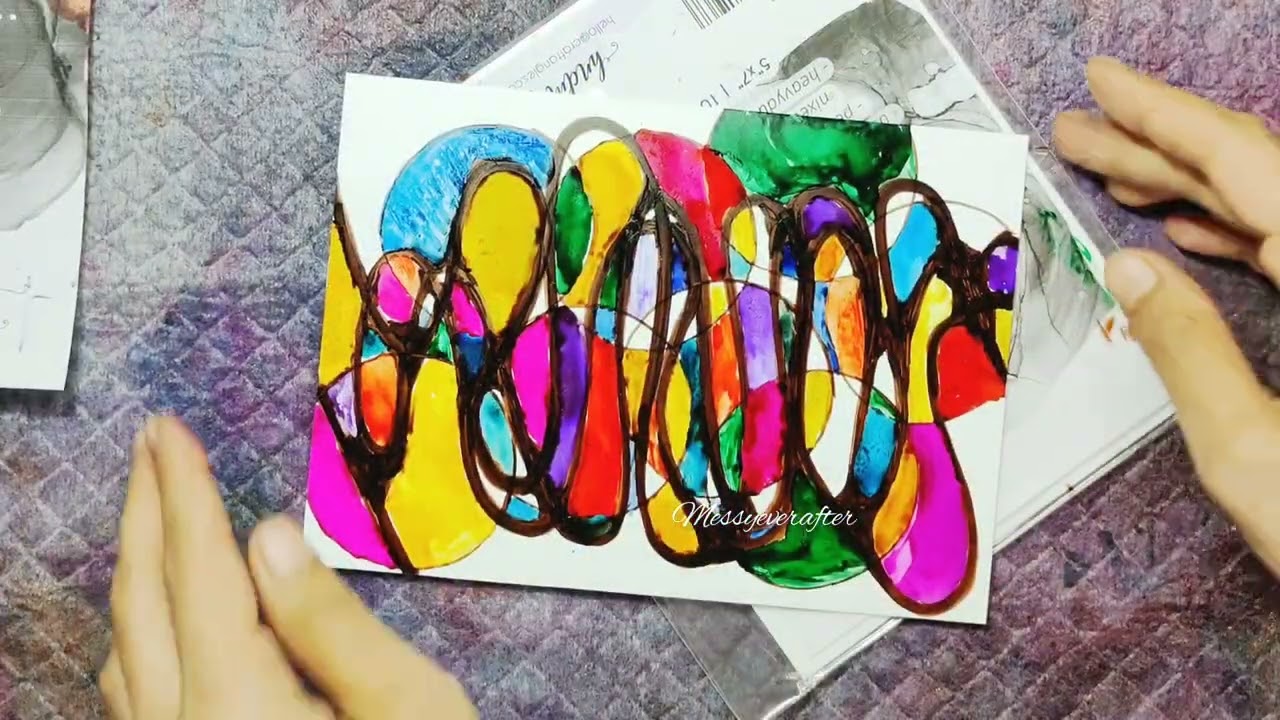 Colours #alcoholinkart #alcoholinkartwork #alcoholink #craftangles #hndmd #shorts #alcoholink