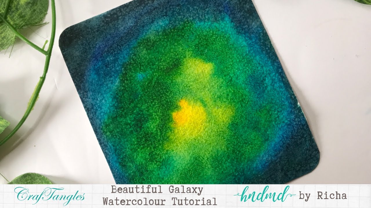Beautiful Galaxy Watercolour Tutorial