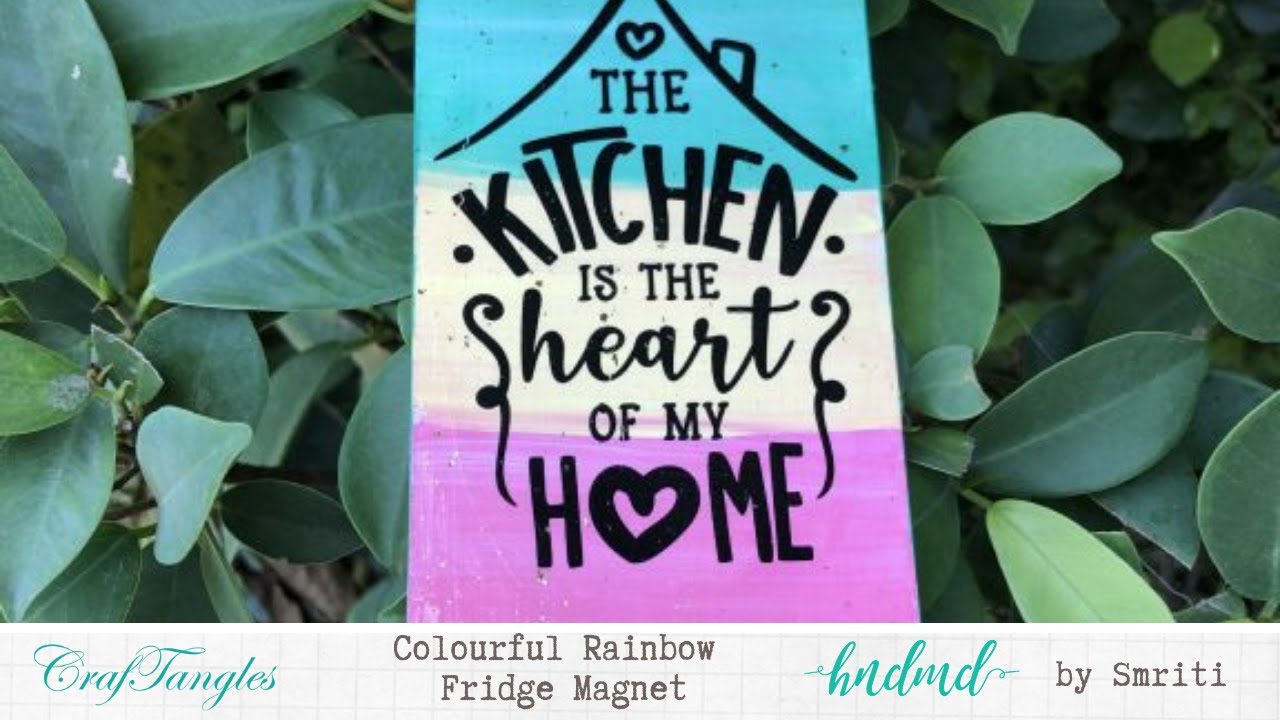 Colourful Rainbow Fridge Magnet